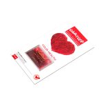 زعفران نوین زعفران نیم گرمی طرح قلب برای خلق یک نوشیدنی عاشقانه