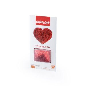 زعفران ۲۰۰ میلی‌گرمی طرح قلب نوین زعفران، انتخابی دل‌نشین برای هدیه‌ به عزیزان‌تان