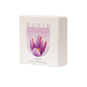 زعفران نگین با کیفیت دو گرمی با باکس لوکس سفید