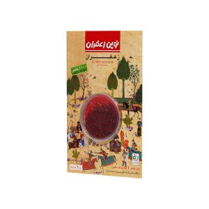 زعفران ۱ گرمی در بسته‌بندی شاهنامه، طلایی اصیل از دل اسطوره؛ رایحه‌ای ناب در قاب روایت‌های فردوسی