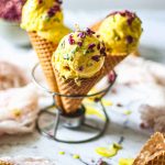 0.5g of premium saffron in a heart-shaped box – tiny, aromatic, and full of Persian elegance