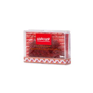 زعفران خالص کلاسیک ۱ مثقالی در بسته‌بندی تخت و شفاف