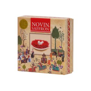 زعفران شاهنامه لوکس ۲.۵ گرم – رایحه‌ای شاهانه از بهترین مزارع، در جعبه حماسی و فرهنگی