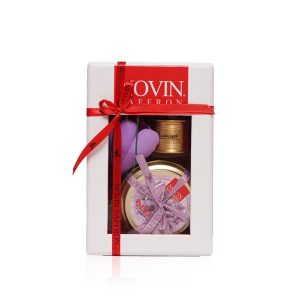 زعفران لوکس سه گرمی گل و هاون یک هدیه خاص و جذاب