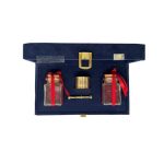 هدیه زعفران با بسته‌بندی مخملی و هاون مخصوص ساییدن زعفران