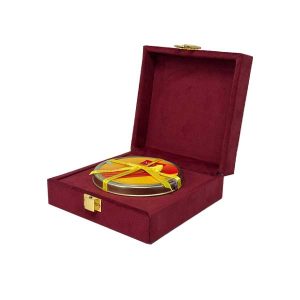 جعبه مخملی لوکس زعفران مناسب برای هدیه‌های خاص